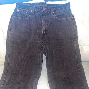 Black Vintage Levi’s Straight Leg Loose Fit